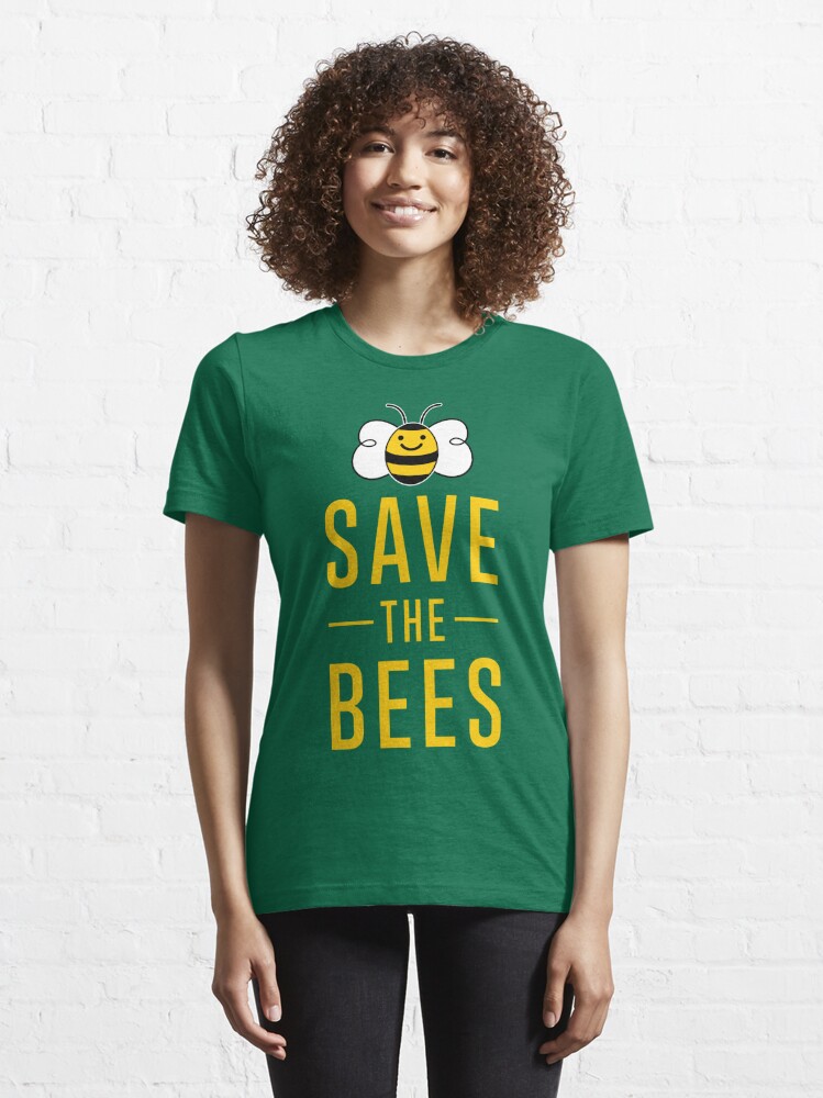 Essential T-Shirt, Save the Bees ~  designed and sold by Fun-T-Shirts