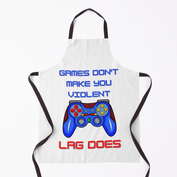Item preview, Gamer Gift Ideas - Game Controller - Games Don't Make You Violent.  Lag Does. designed and sold by CreativeCranium.