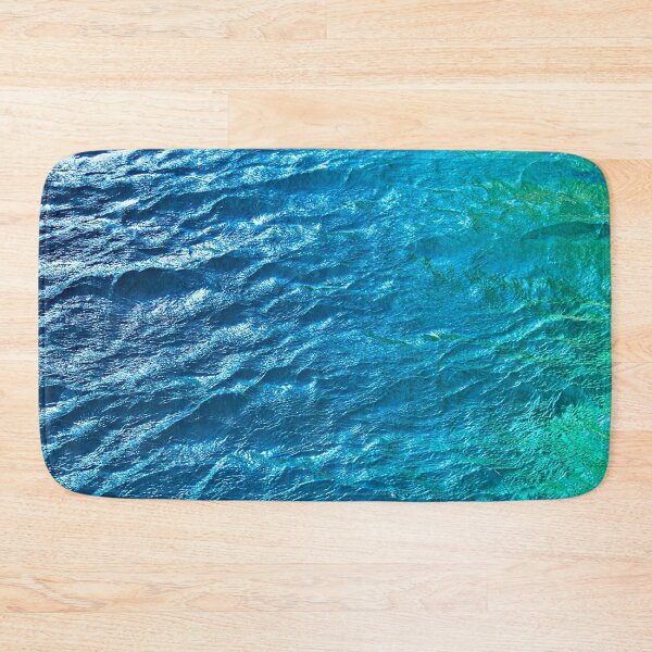 Item preview, Green Blue River Water Surface Texture designed and sold by Anna Lemos.
