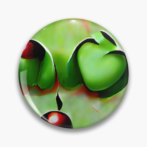Artikelvorschau, green red apple love minimalism abstract original art entworfen und verkauft von Surrealarts727.