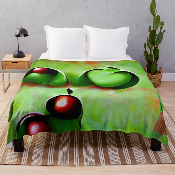 Item preview, green red apple love minimalism abstract original art designed and sold by Surrealarts727.