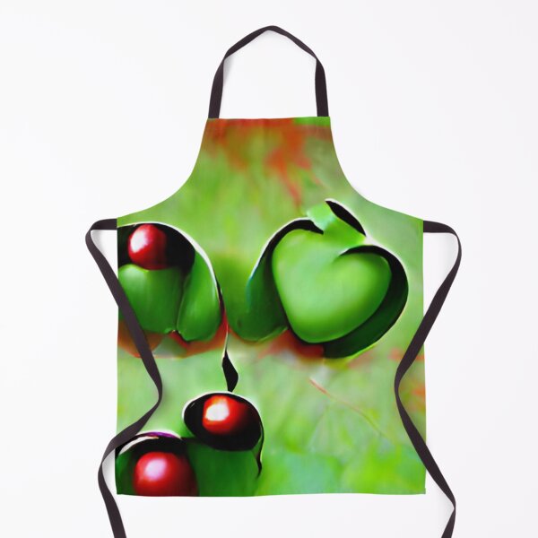 Aperçu de l'œuvre green red apple love minimalism abstract original art créée et vendue par Surrealarts727.