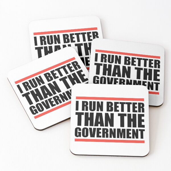 Item preview, I Run Better Than the Government designed and sold by Eriksonshop.