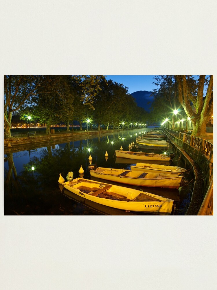 Alternate view of Annecy - dawn over the channel Photographic Print