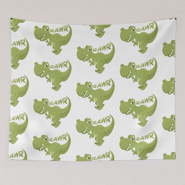 Item preview, RAWR CUTE GREEN T-REX DINOSAUR TYRANNOSAURUS designed and sold by lukas69graphic.