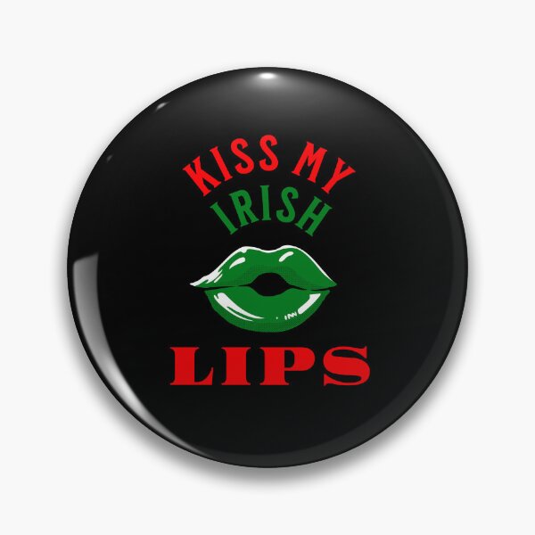 Artikelvorschau, Küssen Sie mein irisches Lippengrün entworfen und verkauft von IrishPOD.