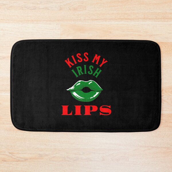 Item preview, Kiss My Irish Lips Green designed and sold by IrishPOD.