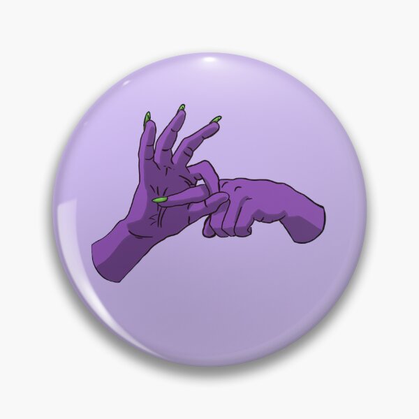 Item preview, Raw Dog Nails: Sex Hands / no background / purple designed and sold by Lauren Paulus.