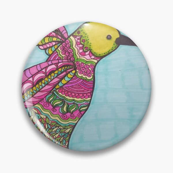 Item preview, Zentangled hummingbird designed and sold by Jennifer SquillaceMiller.