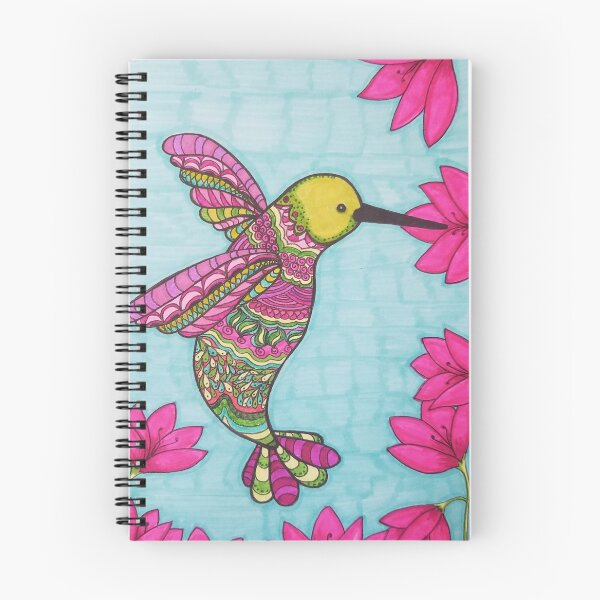 Item preview, Zentangled hummingbird designed and sold by Jennifer SquillaceMiller.