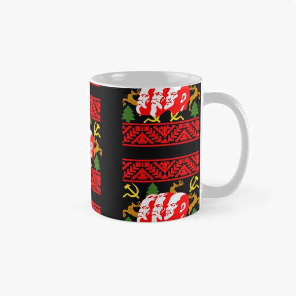 Item preview, A Communist Ugly Christmas Sweater Featering Marx, Lenin, and Engels Funny Christmas designed and sold by SomeDesignThing.