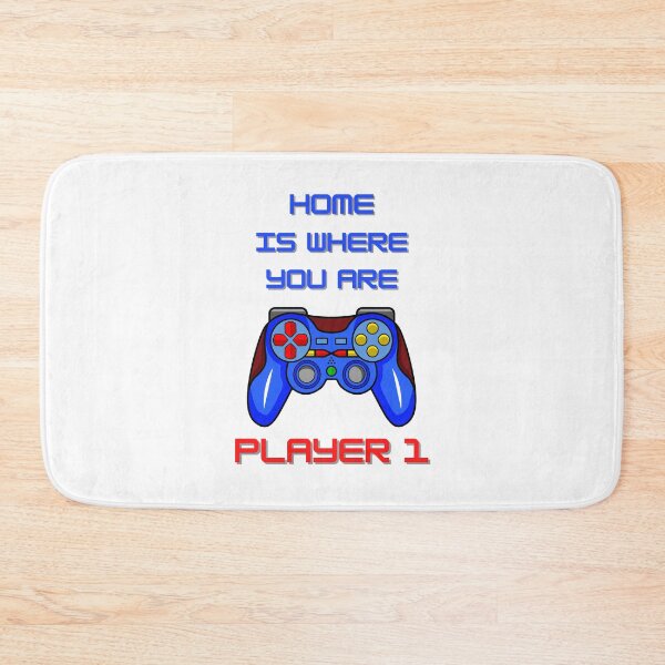 Item preview, Gamer Gift Ideas - Game Controller - Home Is Where You Are Player 1 designed and sold by CreativeCranium.
