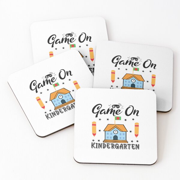 Item preview, Game On Kindergarten Squad School Love kid girl boy Off birthday Vacation Inspiration Joy Mood designed and sold by DesignByHeartUK.