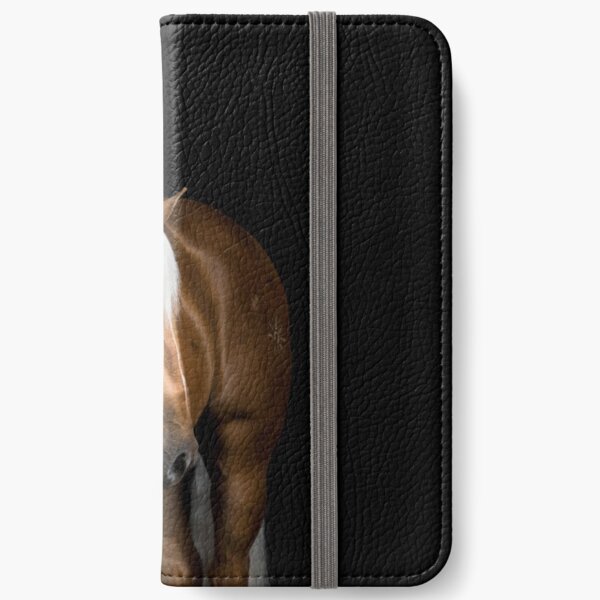 Palomino on Black iPhone Wallet