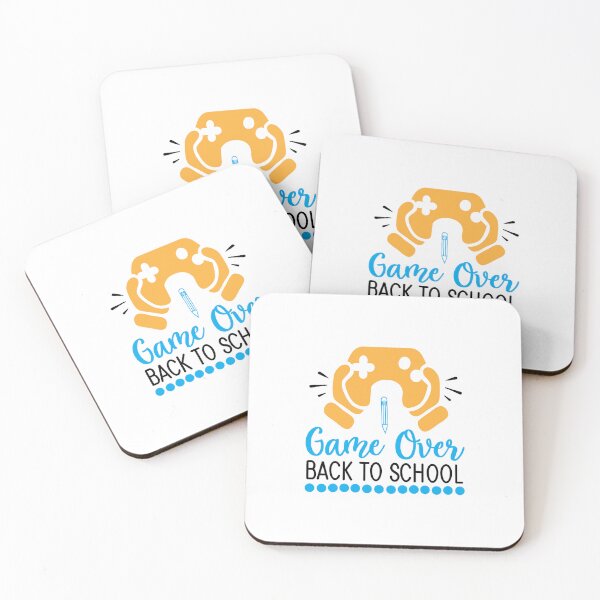 Item preview, Game Over Back To School Back To School Looking Cool Squad School Love kid girl boy Off birthday Vacation Inspiration Joy Mood designed and sold by DesignByHeartUK.
