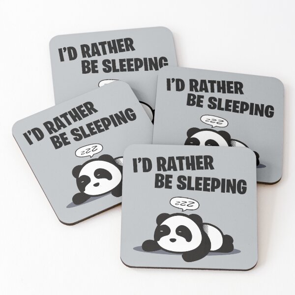 Item preview, I'd rather be sleeping, panda naps designed and sold by retrippy.