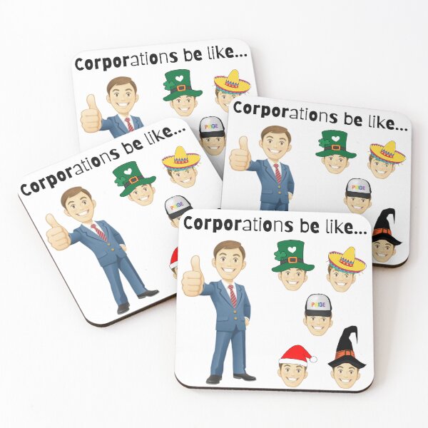 Item preview, Corporations be like...  designed and sold by OldDustyTee.