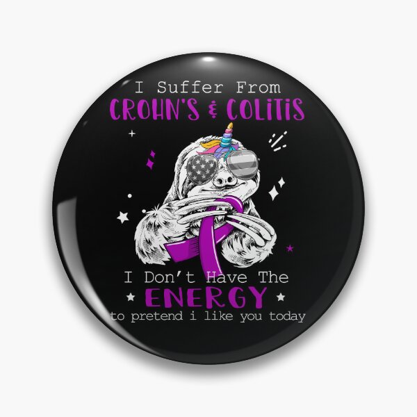 Item preview, Funny Sloth I Suffer From Crohn's & Colitis designed and sold by Kohend.