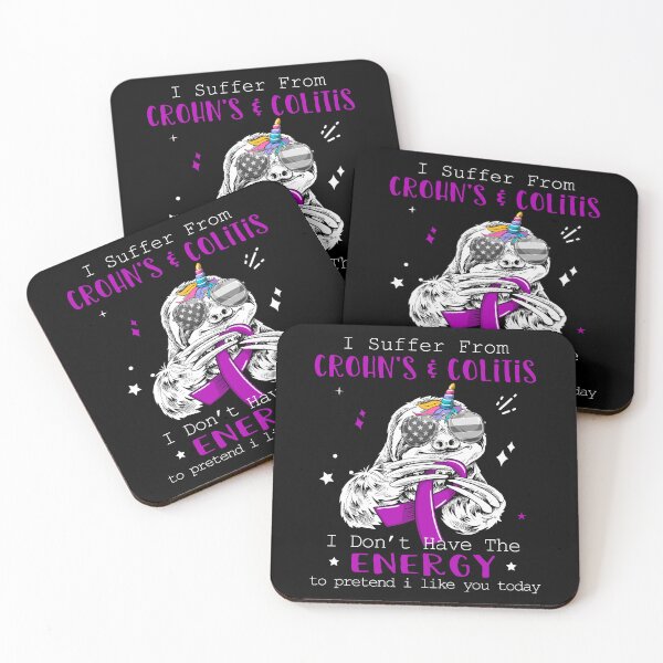 Item preview, Funny Sloth I Suffer From Crohn's & Colitis designed and sold by Kohend.