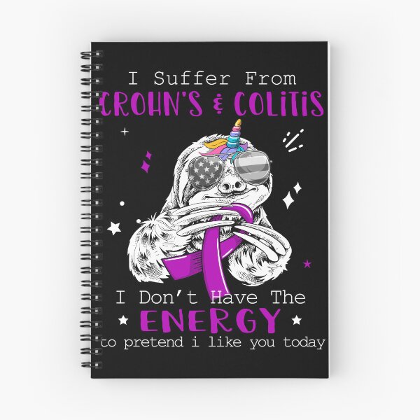 Item preview, Funny Sloth I Suffer From Crohn's & Colitis designed and sold by Kohend.