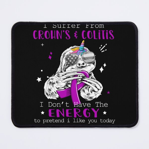 Item preview, Funny Sloth I Suffer From Crohn's & Colitis designed and sold by Kohend.