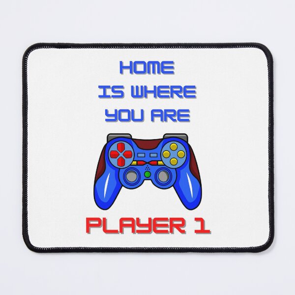 Item preview, Gamer Gift Ideas - Game Controller - Home Is Where You Are Player 1 designed and sold by CreativeCranium.