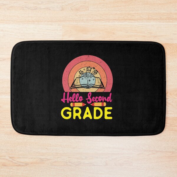 Item preview, Hello Second Grade Back To School Back To School Looking Cool Squad School Love kid girl boy Off birthday Vacation Inspiration Joy Mood designed and sold by DesignByHeartUK.
