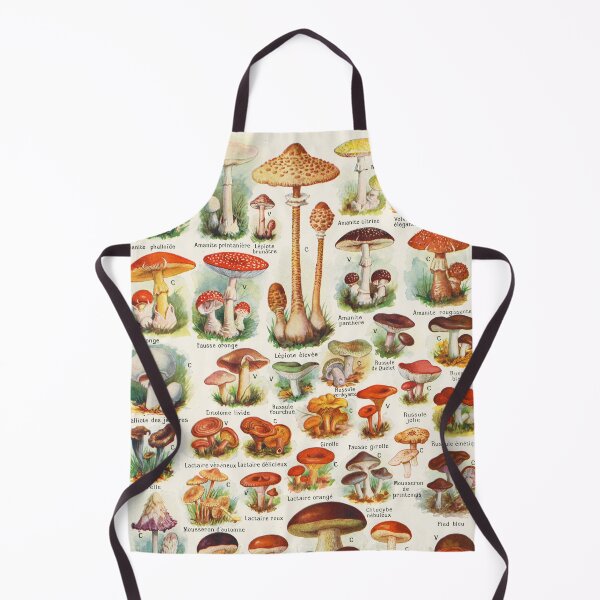 Item preview, Mushroom illustration Larousse - French vintage poster designed and sold by DejaVuStudio.