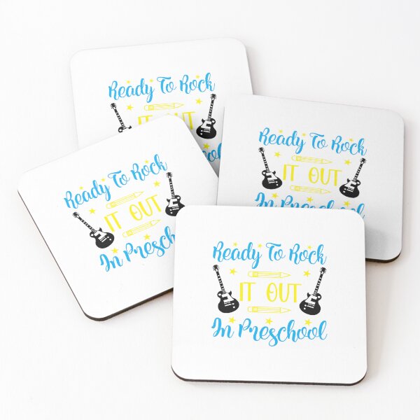 Item preview, Ready To Rock It Out In Preschool Back To School Looking Cool Squad School Love kid girl boy Off birthday Vacation Inspiration Joy Mood designed and sold by DesignByHeartUK.