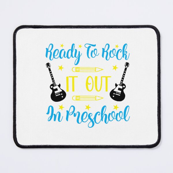 Item preview, Ready To Rock It Out In Preschool Back To School Looking Cool Squad School Love kid girl boy Off birthday Vacation Inspiration Joy Mood designed and sold by DesignByHeartUK.