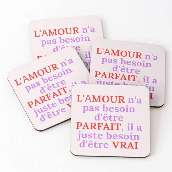 Item preview, Love doesn't have to be perfect, it just has to be true designed and sold by vystekimages.