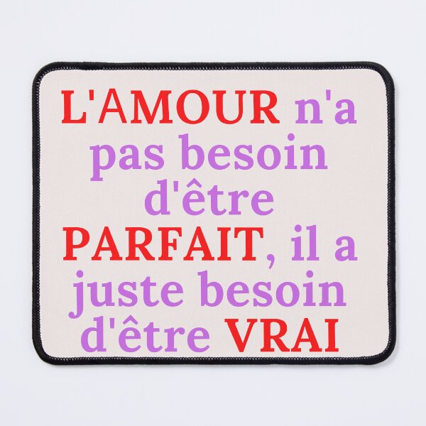 Item preview, Love doesn't have to be perfect, it just has to be true designed and sold by vystekimages.