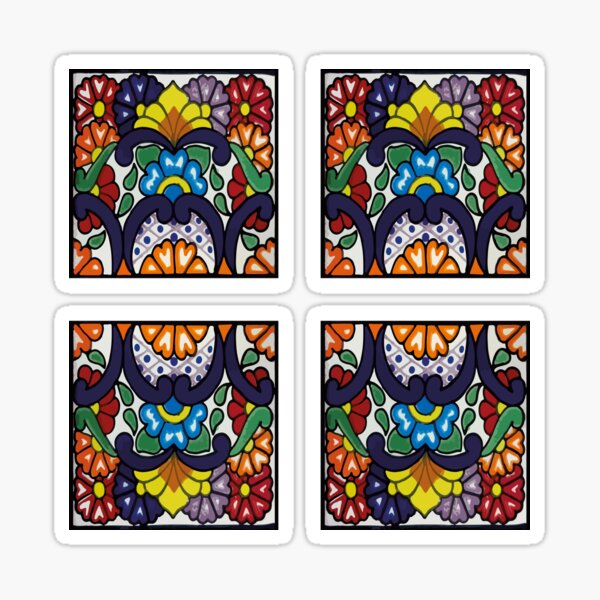 Classic Vintage Floral Tile Stickers for Sale