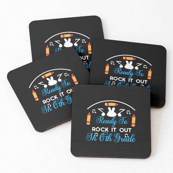Item preview, Ready To Rock It Out In 6th Grade Back To School Looking Cool Squad School Love kid girl boy Off birthday Vacation Inspiration Joy Mood designed and sold by DesignByHeartUK.