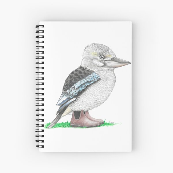 Item preview, Kookaburra in Australian Work Boots designed and sold by JimsBirds.