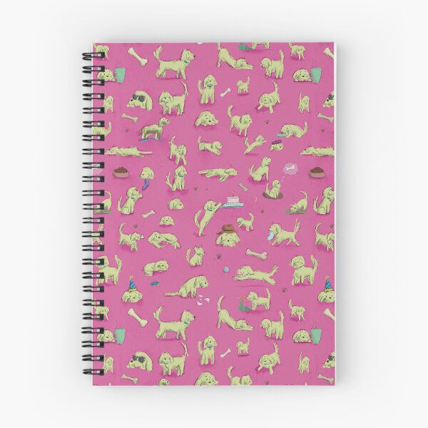 Item preview, Hot pink dog cockapoo pattern designed and sold by VicJeg.