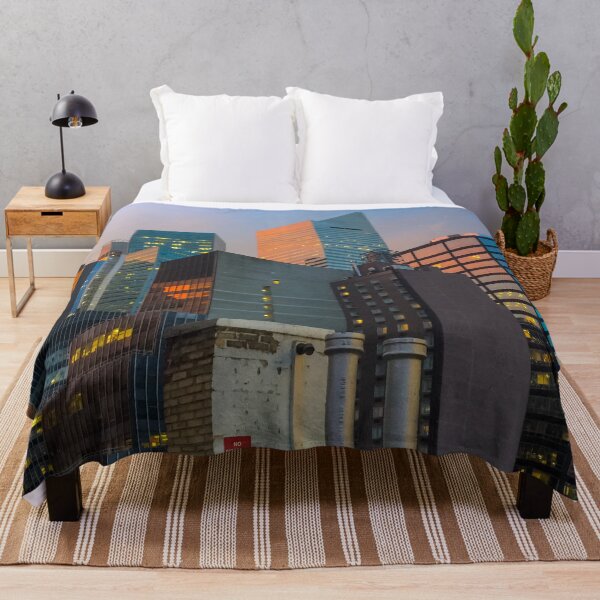 Item preview, Sunset Rooftop Skyline Skyscrapers Manhattan NYC designed and sold by eleonoraingrid.