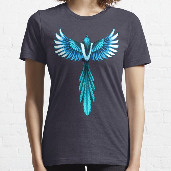 Magpie Bird in Flight Essential T-Shirt