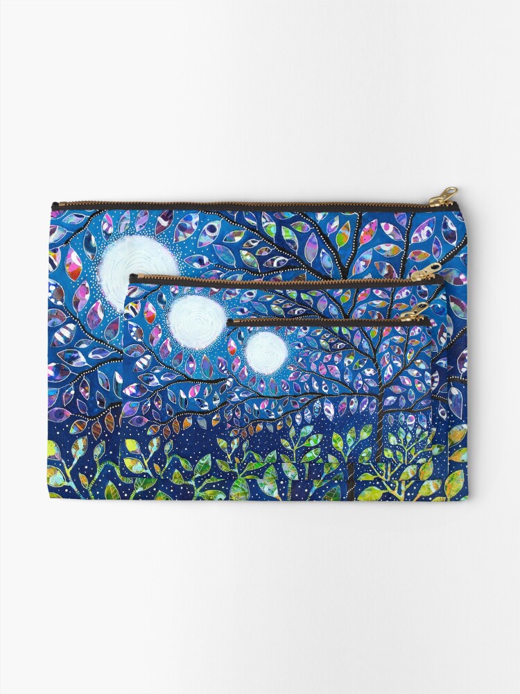 Alternate view of The Light Of Her Discovery Zipper Pouch