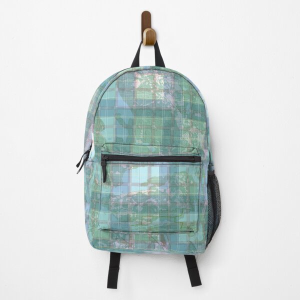 Item preview, Quadra Island Plaid Topographic Map designed and sold by RoboDynamite.