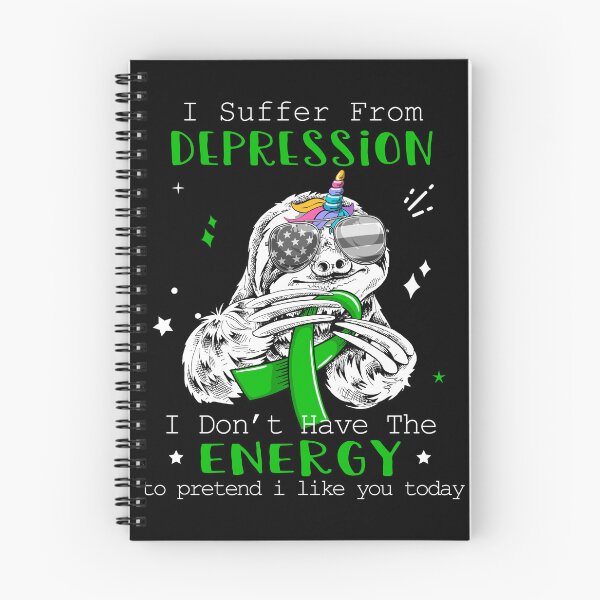 Item preview, Funny Sloth I Suffer From Depression designed and sold by Kohend.