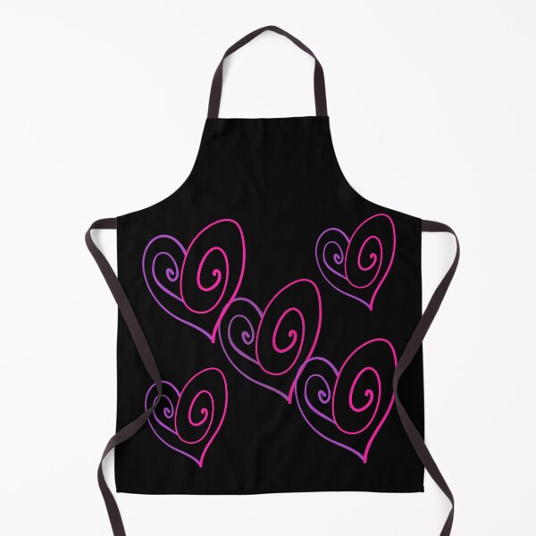 Item preview, Simple hearts.. pink and mauve swirly hearts designed and sold by Wonder & Whimsy.