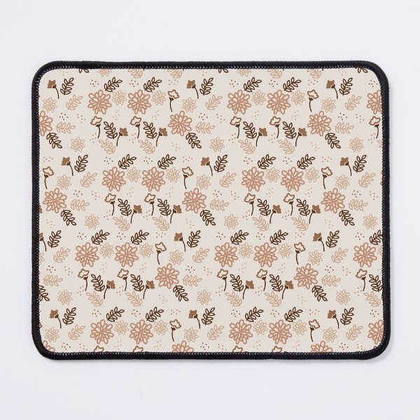 Item preview, brown floral print designed and sold by lotsofniches.
