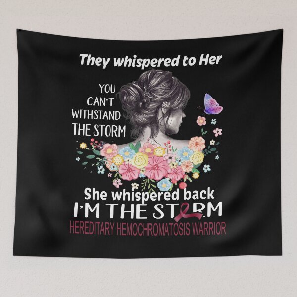 Item preview, Hereditary Hemochromatosis Warrior I'm The Storm Hereditary Hemochromatosis Awareness designed and sold by Hatjar.