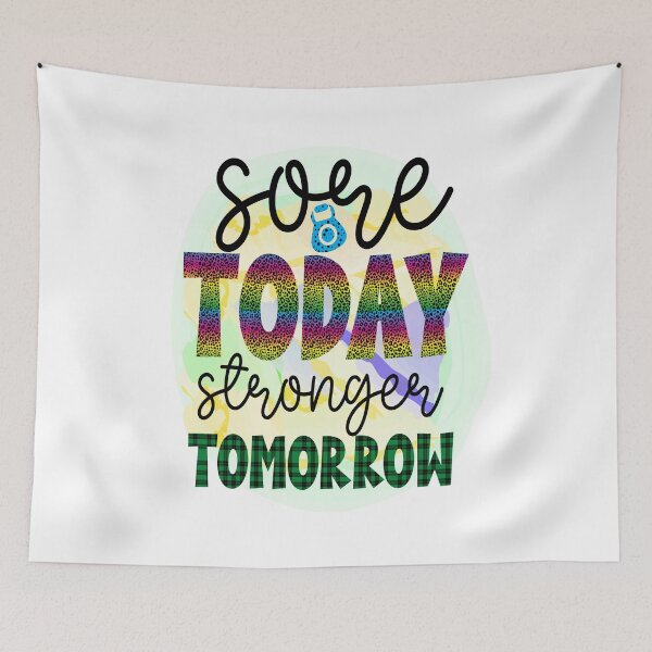 Item preview, GYM LOVER :Sore Today Stronger Tomorrow designed and sold by remonss.