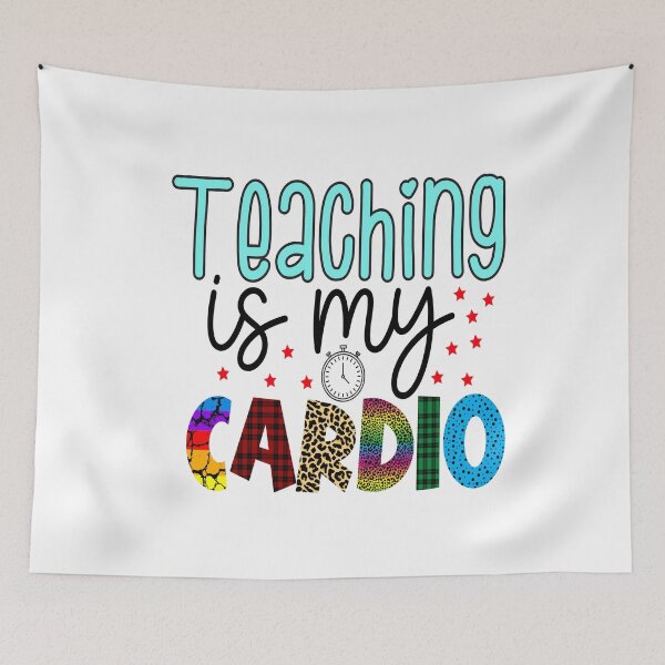 Item preview, Fitness lover :Teaching is My Cardio designed and sold by remonss.