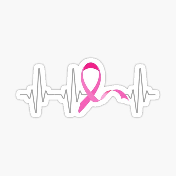 Item preview, Breast Cancer Awareness Pulse Heartbeat Design designed and sold by tshirtprintbar.