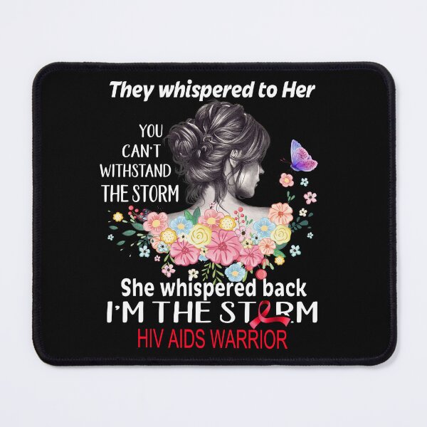 Item preview, Hiv Aids Warrior I'm The Storm Hiv Aids Awareness designed and sold by Hatjar.