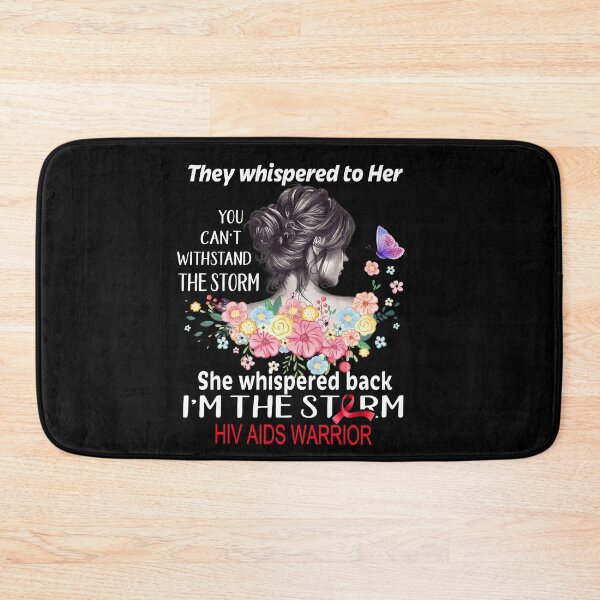 Item preview, Hiv Aids Warrior I'm The Storm Hiv Aids Awareness designed and sold by Hatjar.