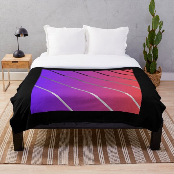 Item preview, Fun and bold purple, red, black and gray gradient pattern. On black background. designed and sold by imyournightmare.